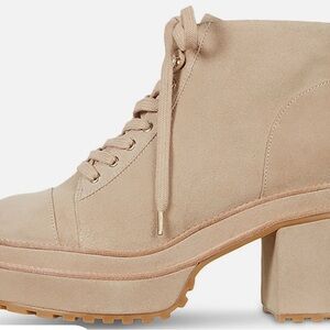 Suede booties. Brand new